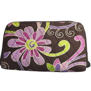 Retired Vera Bradley Purple Punch Wallet